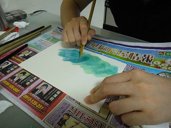 學生水彩創意玩法練習(1)