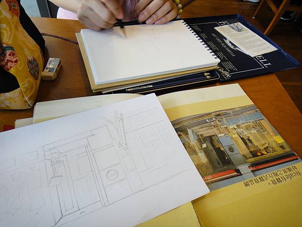 》學生畫店景練習(1)