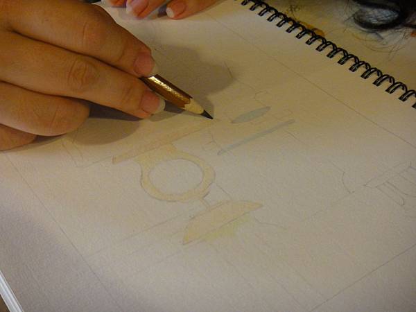 》學生色鉛全景混色畫練習(1)