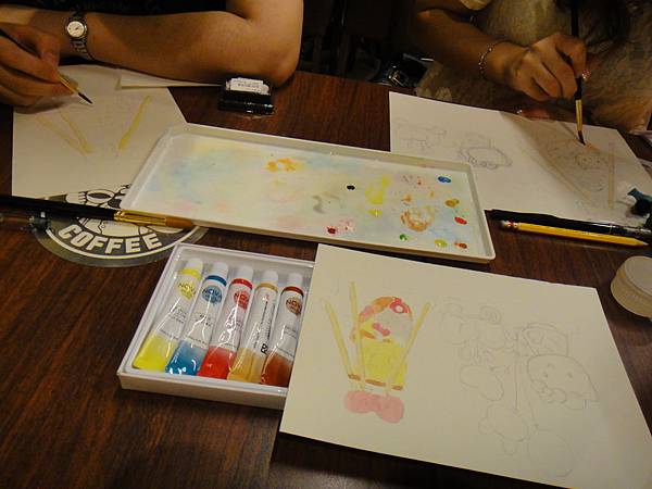 》學生淡彩遊樂園(水彩)練習(1)