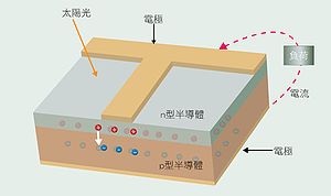 太陽能電池內部 太陽能電池內部