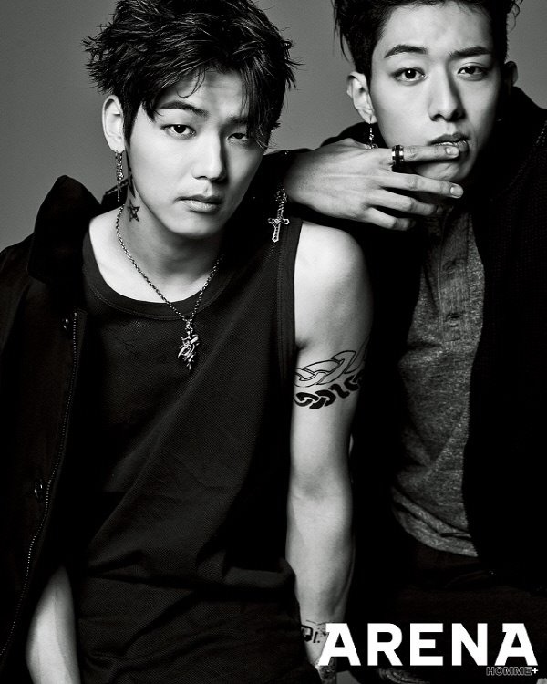 正信,敏赫 ARENA 帥氣畫報