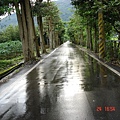 雷陣雨過後的腳踏車步道