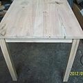 風化檜木桌1