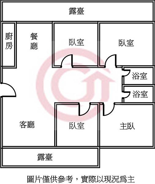 河堤-鼎宇春天格局圖