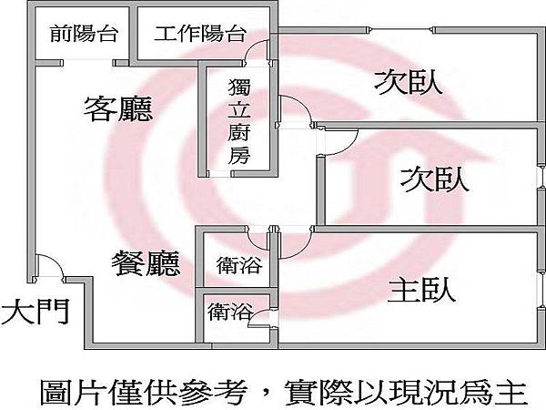 親水公園超明亮三房B1大平車