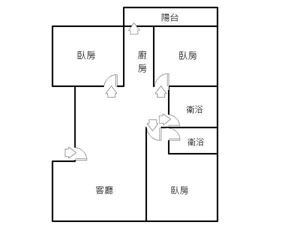 駁二特區超美腳踏車道美公寓-格局圖 駁二特區超美腳踏車道美公寓-格局圖