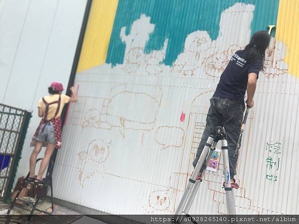 永慶不動產 竹北門市 牆壁彩繪 壁畫彩繪 網美牆 打卡牆 里莫彩繪事務所