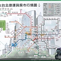 大台北捷運與房市行情圖