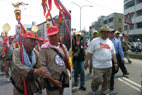 遶境陣頭-三十六執士&大甲鎮瀾宮董事長