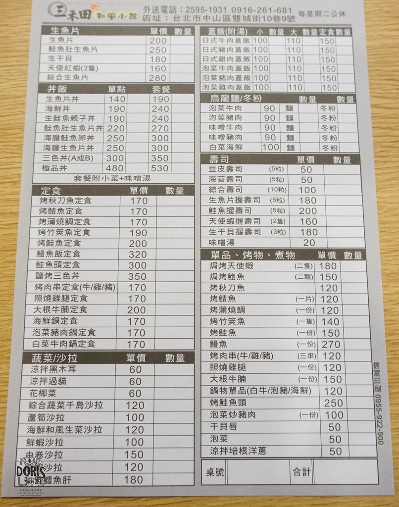 食記 晴光市場小吃美食推薦 三禾田和風小館 平價日式料理套餐x上班族首選x雙城街巷弄丼飯 朵利斯的美食筆記