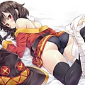 yande.re 387546 sample ass bandages chou_yoriyuki dress feet kono_subarashii_sekai_ni_shukufuku_wo! megumin pantsu thighhighs witch.jpg