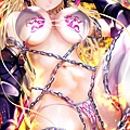 yande.re 471345 sample armor bikini bondage fate_grand_order jeanne_d'arc jeanne_d'arc_(alter)_(fate) ogata_tei swimsuits thighhighs underboob weapon.jpg