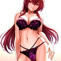 yande.re 482534 sample bra cleavage fate_grand_order lingerie mashu_(003) pantsu possible_duplicate scathach_(fate_grand_order).jpg