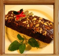 蔓樾莓堅果巧克力布朗尼蛋糕