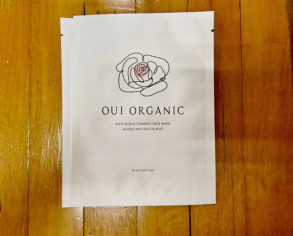 Oui Organic唯有機有機玫瑰純露花水面膜