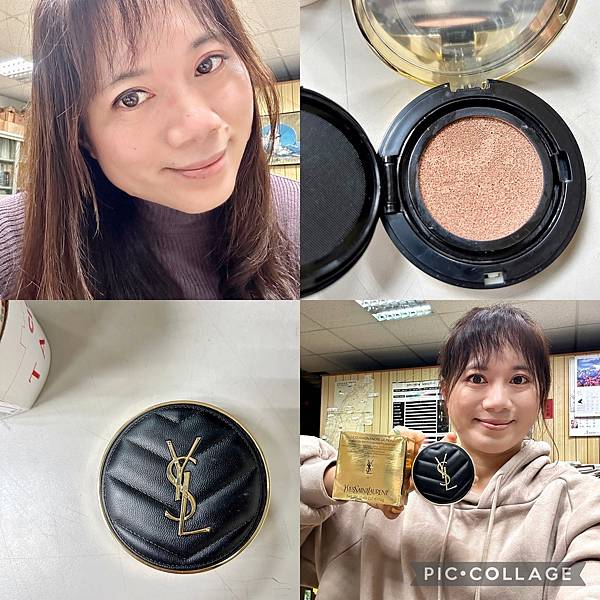 YSL恆久完美霧光氣墊粉餅spf30+PA+++色號B30