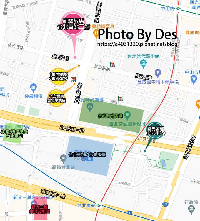 新驛旅店 台北車站二館_MAP.jpg