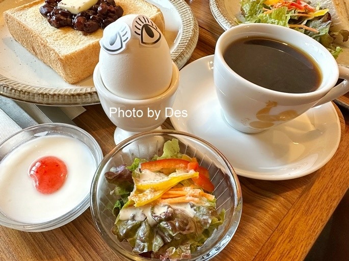 【食記】日本．名古屋．喫茶モーニング(向名古屋說早安可愛蛋晨