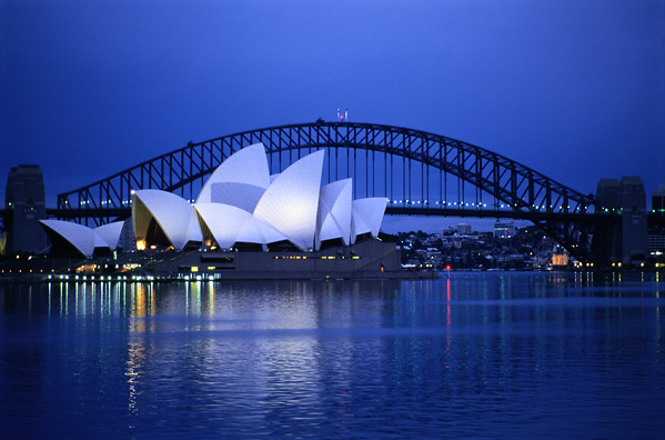 Opera house in Sydney