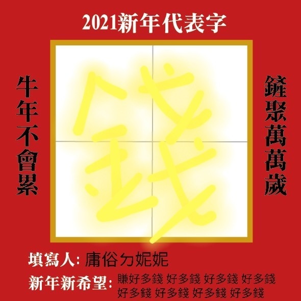 邀請大家共襄盛舉，新的一年代表字（自定義）_210103_0.jpg