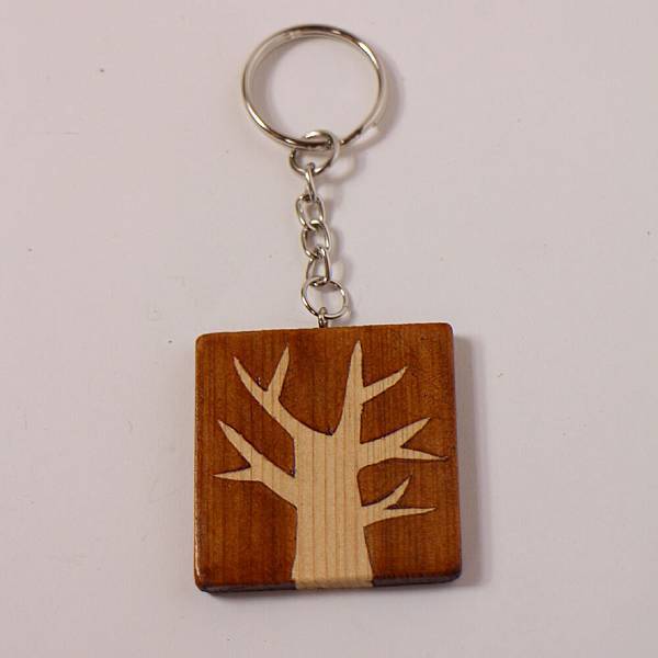 檜木-原色系 鑰匙圈(2)