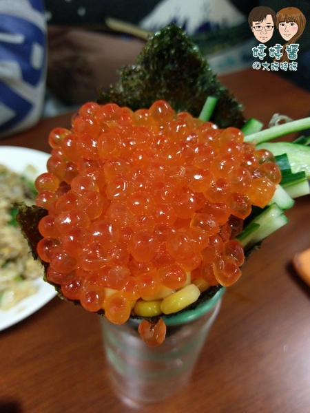 三味食堂 鮭魚卵手卷 三味食堂 鮭魚卵手卷
