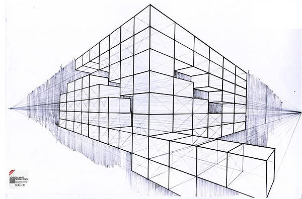 透視繪畫作品,perspective 6-1