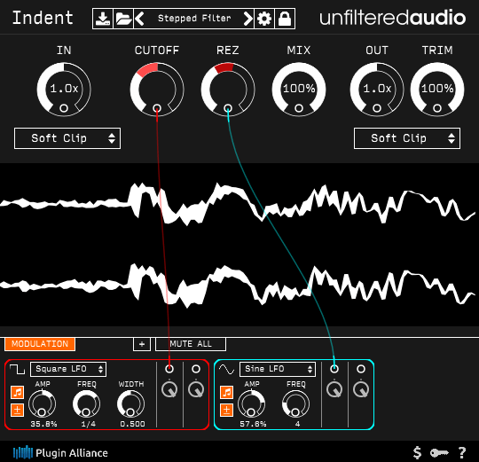 Unfiltered-Audio-Indent-screenshot