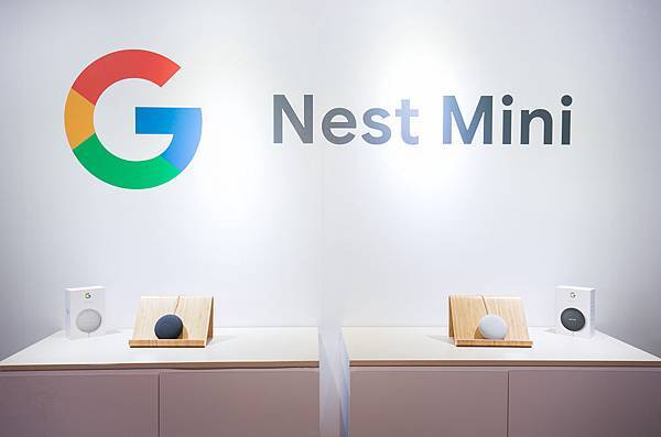 圖八：Nest Mini 的低音強度是前一代 Google Home Mini 的兩倍，享受更佳聆聽體驗