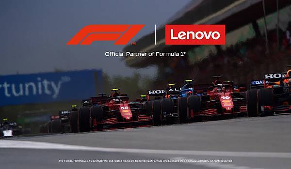 【新聞照片1】Lenovo與一級方程式賽車（Formula 1）正式成為官方合作夥伴。