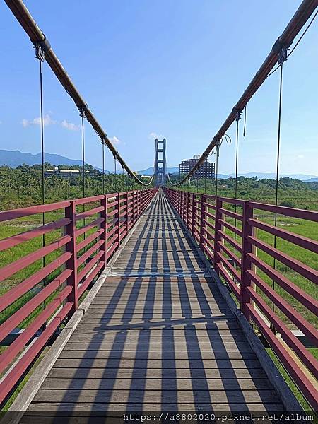 有「情人鵲橋」之稱的永興吊橋
