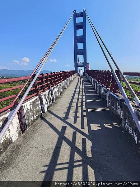 有「情人鵲橋」之稱的永興吊橋