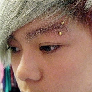 穿環 續鼻環之後終於穿上想了很久的眉環 目 W In Ares 痞客邦