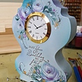 彩繪玫瑰-桌型立鐘