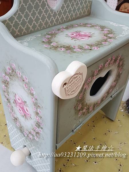 餐巾紙架彩繪作品 餐巾紙架彩繪作品