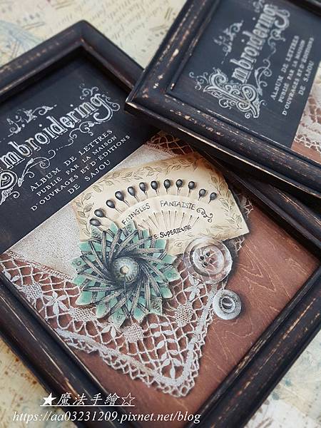 蕾絲絹印應用課程/彩繪證書/弓部玲子