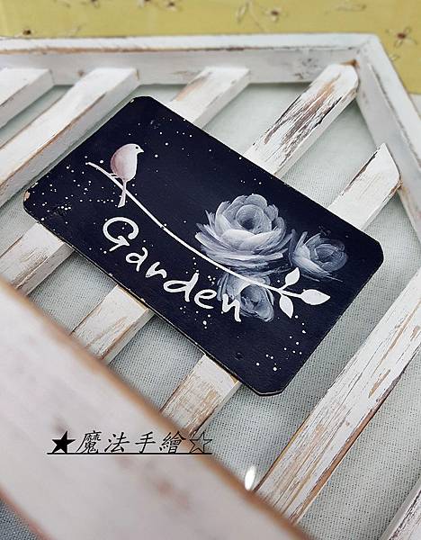 魔法手繪-彩繪雜貨-早安鳥木品