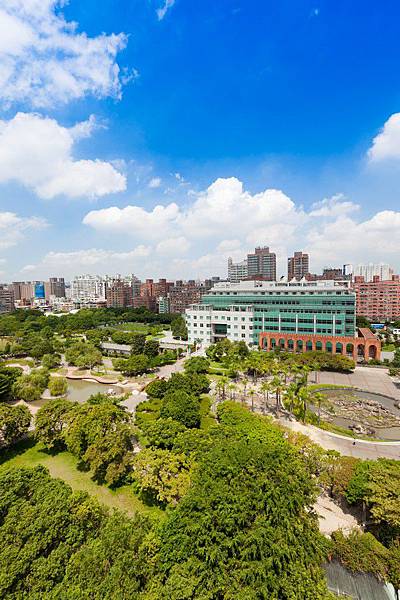 中和區四號公園空照、中央圖書館、綠意、休閒、房地產-14