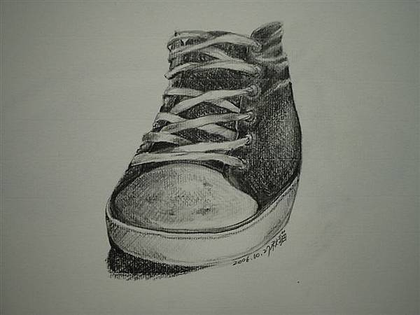 素描-鞋