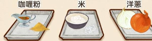 咖喱粉  米  洋蔥