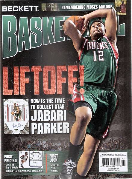 NBA籃球雙月刊Beckett#278 Nove 11月2015
