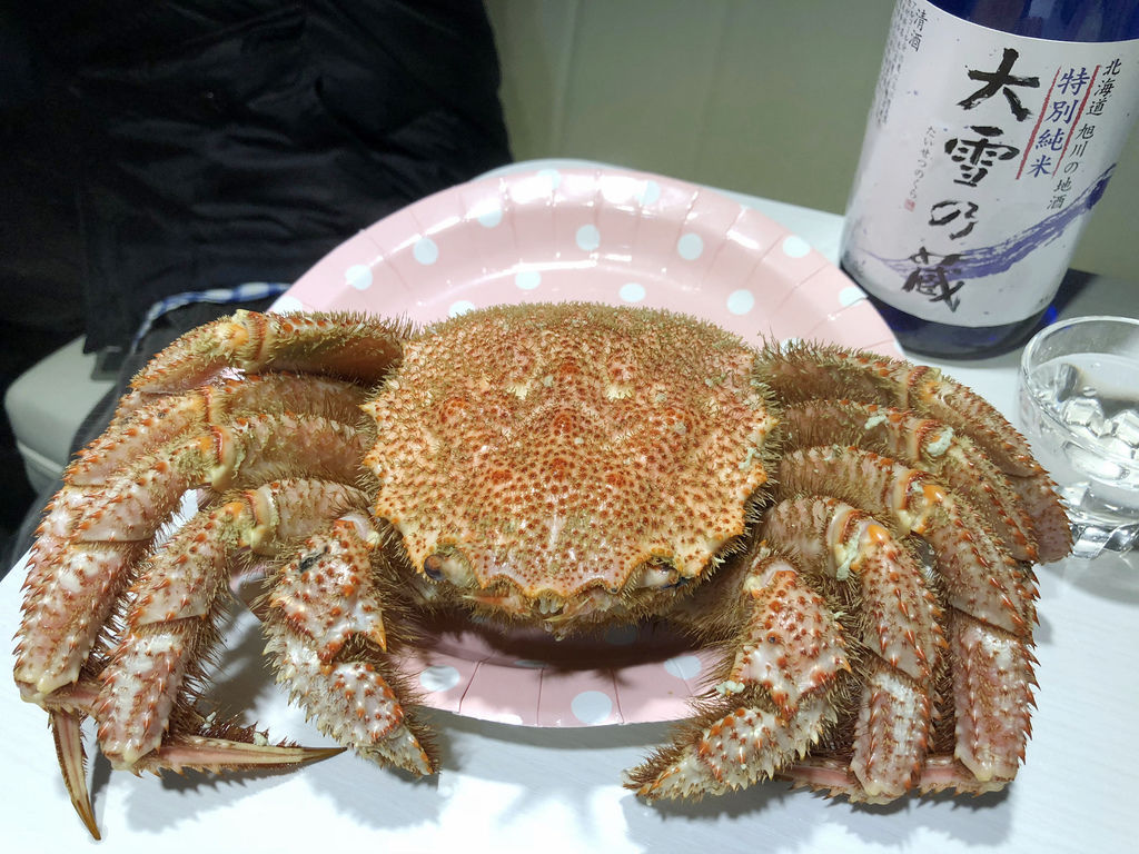 道東 佐呂間町 北勝水產 毛蟹甲羅酒 北海道露營車旅行 美食 明星花露雪 渡辺牽手一起走過世界最美的角落 痞客邦