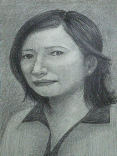 子瑩的母親畫像