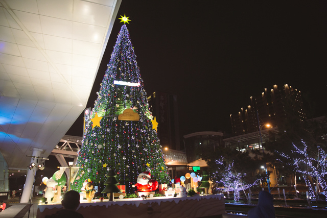 台北市中國信託金融大樓台北大聖誕樹好去處 台北市中國信託金融大樓台北大聖誕樹好去處