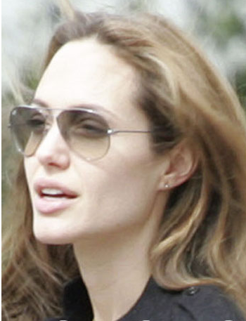 angelina-jolie-and-ray-ban-3025-aviator 