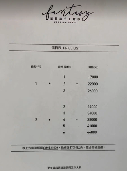 [分享] 台南婚紗挑選經驗分享(包套/自助 含報價)