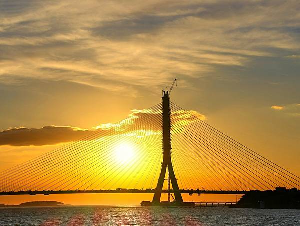 為天地寫日記(淡水夕陽)(合龍第二天)(2025.09.17