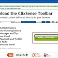 (７)下載安裝ClixSense附加元件軟體，點【Free Download】下載 (不安裝也可以看個人