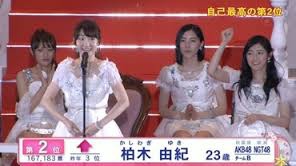 「AKB48 41stシングル選抜総選挙 柏木由紀」的圖片搜尋結果